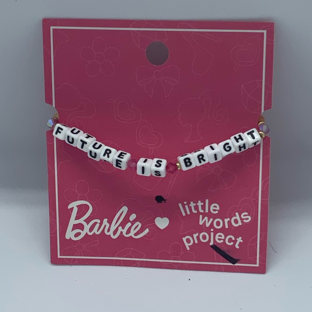 BARBIE LITTLE WORDS PROJECT Custom Beaded Bracelet - Picture 3 of 4